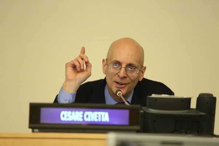 cesare civet at the UN